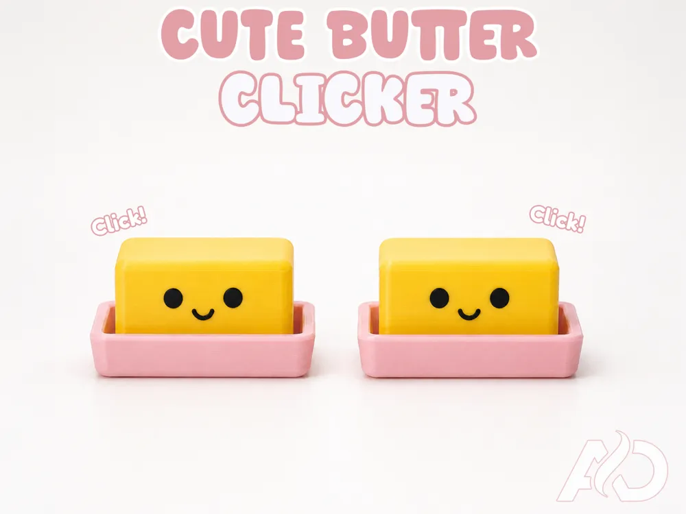 Objeto manipulable: CUTE BUTTER CLICKER. Referencia del modelo original.
