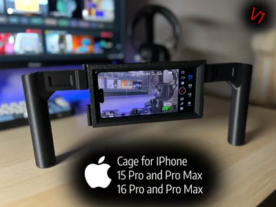 Cage for iPhone 15 Pro/Pro Max and 16 Pro/Pro Max