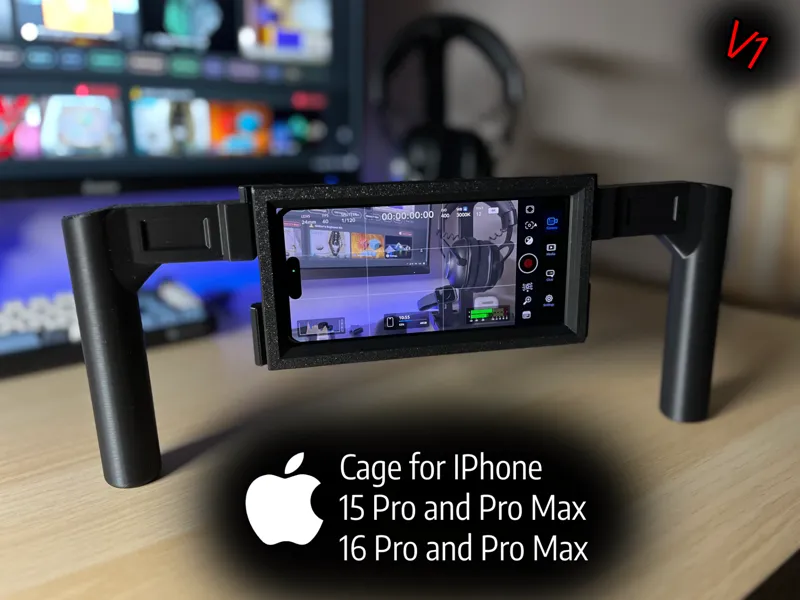 Cage for iPhone 15 Pro/Pro Max and 16 Pro/Pro Max