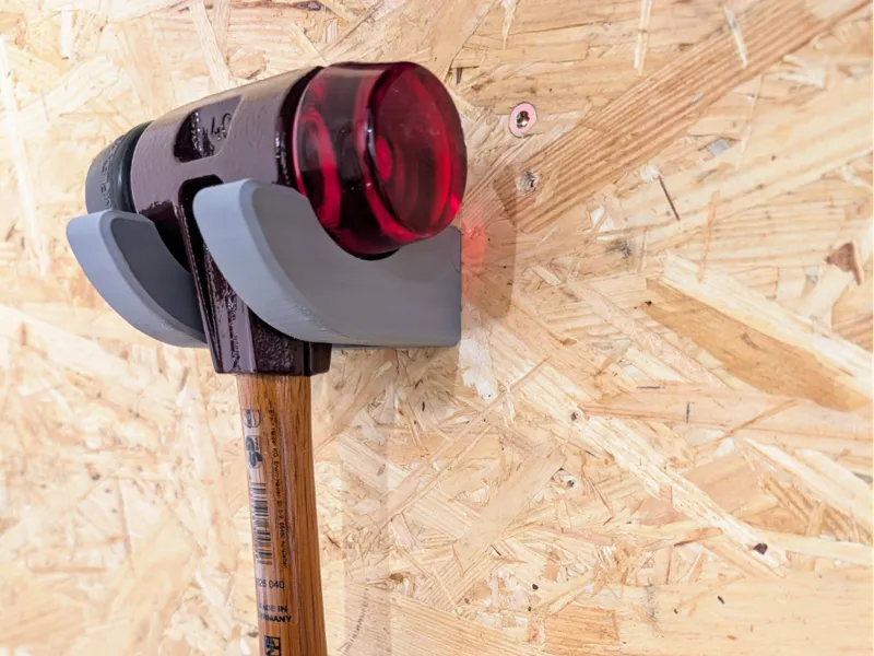 Wall Mount HALDER SIMPLEX 40 | Soft Hammer Holder