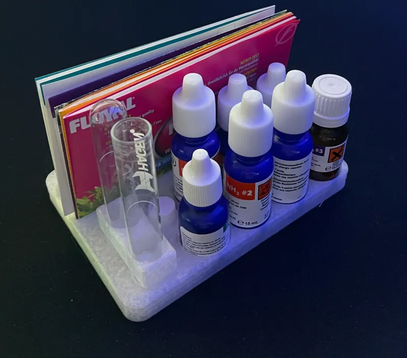 Fluval test kit organizer 