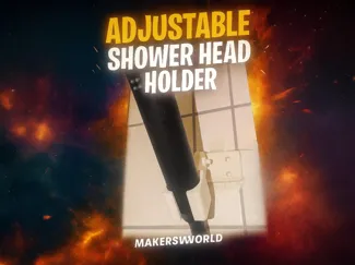Adjustable Shower Head Holder
