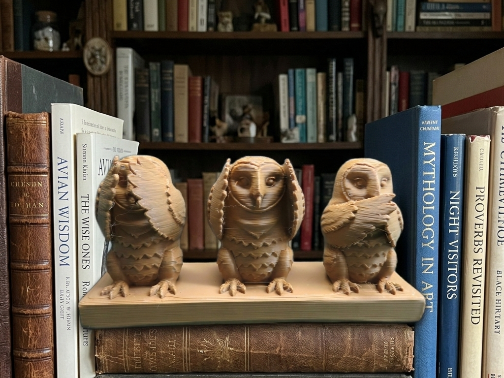 Three Wise Owls