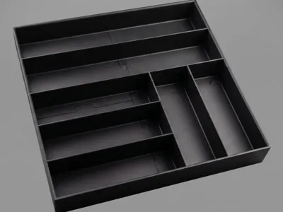 Modular Drawer Organizer with Interlocking System