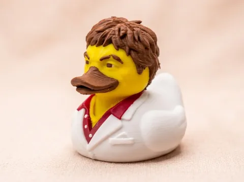 Dije o accesorio de collar: Tony Montana Duck, Scarface Duck, Cruise Jeep Duck — referencia de MakerWorld