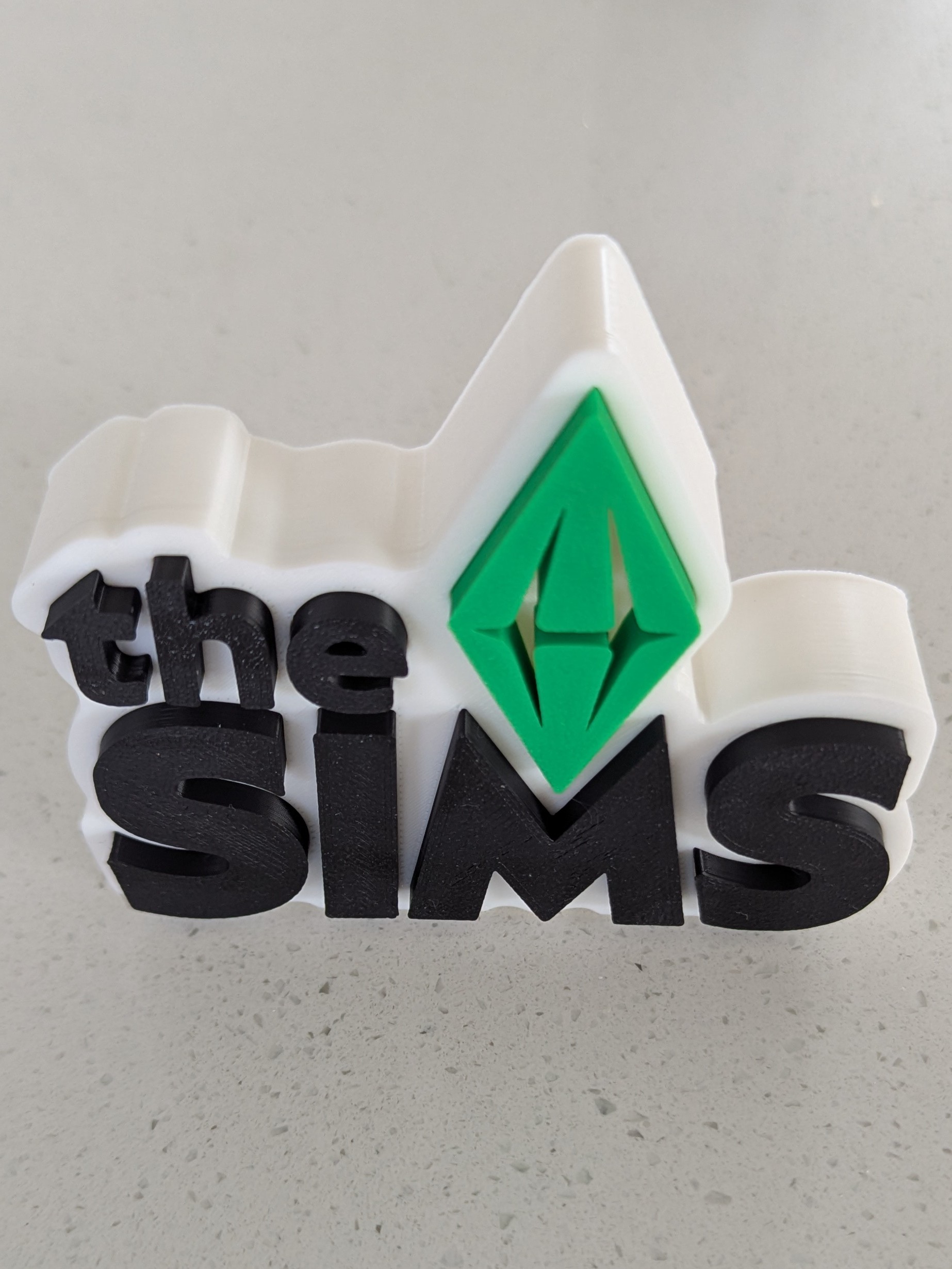 Miniatura 3 do modelo 3D The Sims Logo