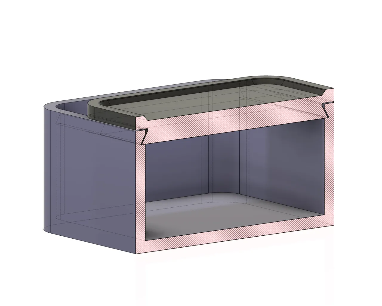 Box with Lid Mini Slide Box view 2