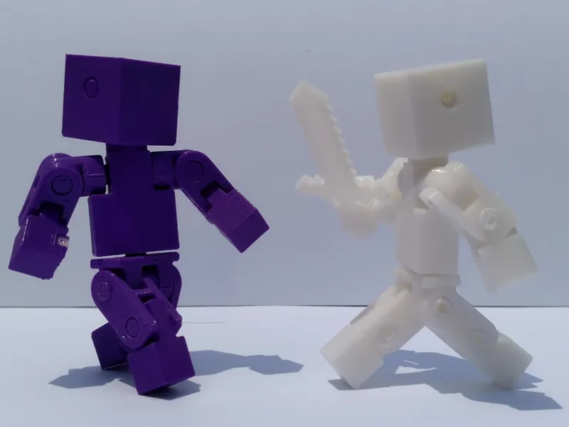 Mini Minecraft Inspired Action Figure
