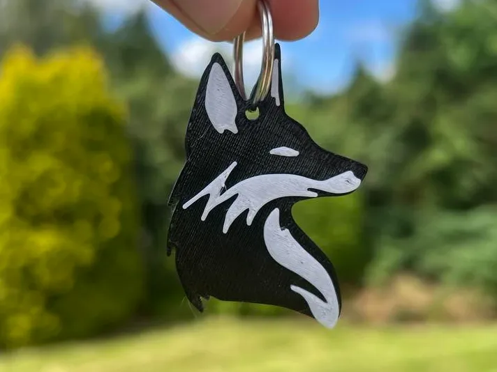 Handsome Fox Keychain  jewelry