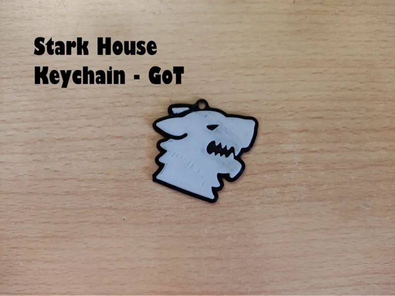 Stark House Keychain – Game of Thrones