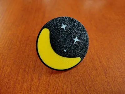 Ikea Kallax door handle cover - Crescent Moon