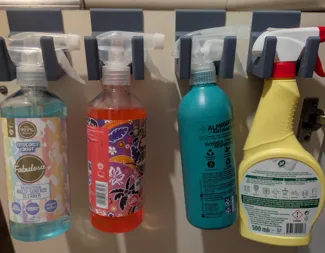 Spray Bottle Cupboard Hanger