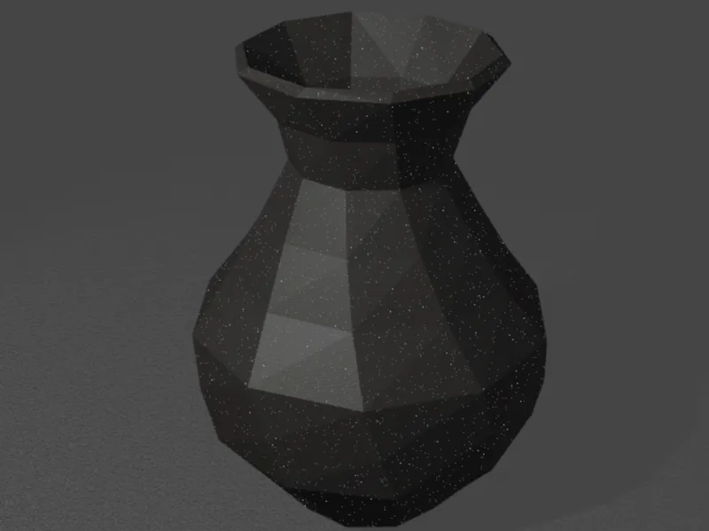 Spiral Low Poly Vase