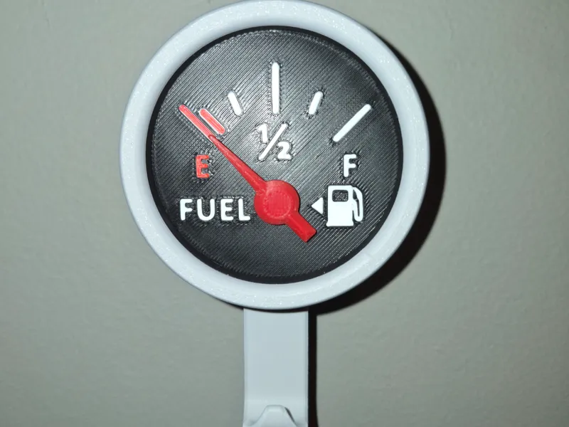 Fuel Gauge Key Hook (ONLY PRINTED PARTS)