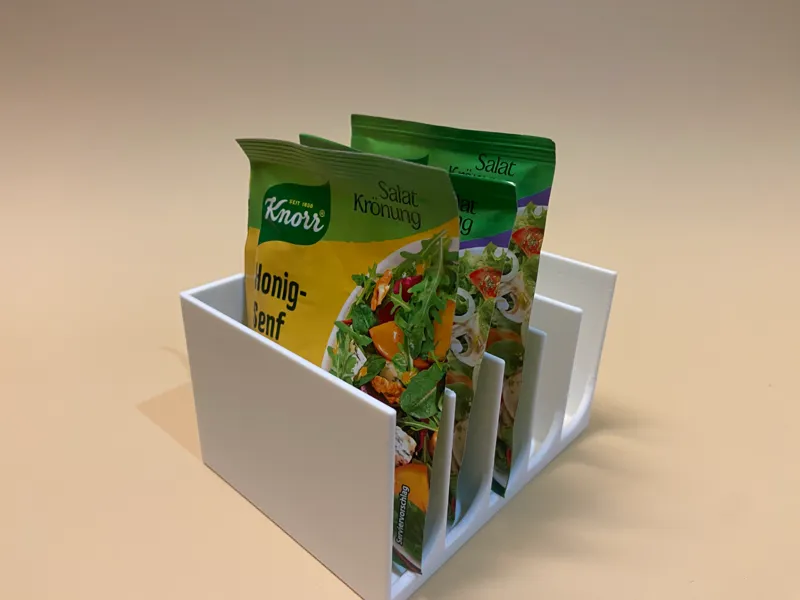 Kitchen Packet Organizer for Knorr Salat Krönung