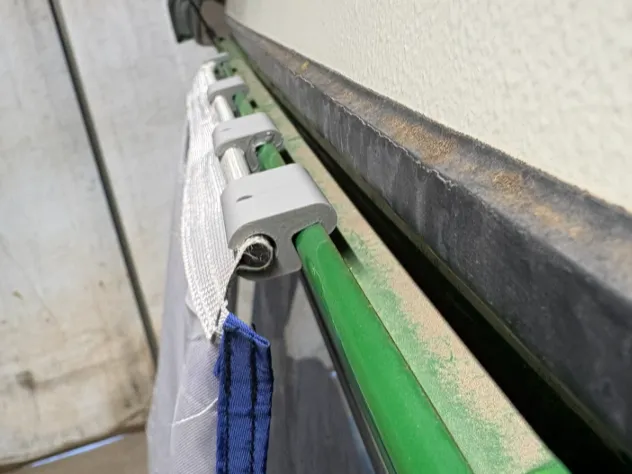 Sonnensegel Kederschiene 8mm  für VW T3 Dachrinne