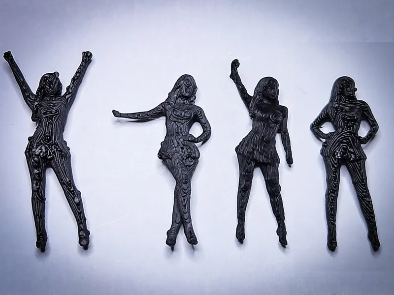 1:64 Female in Various poses during Car Meet