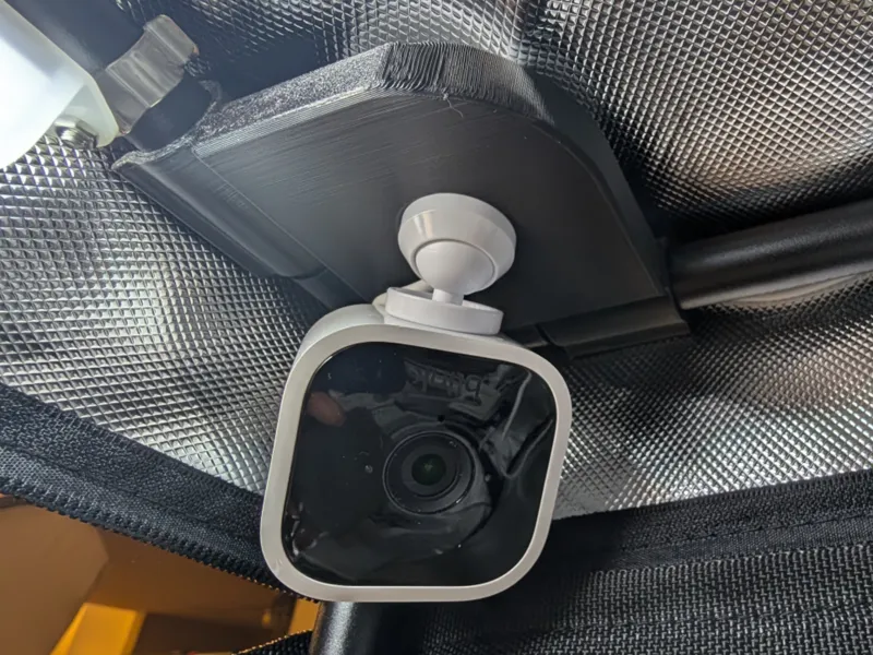 Blink cam mount for printer enclosure