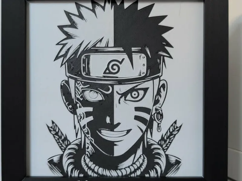 Hueforge Naruto 3 couleurs
