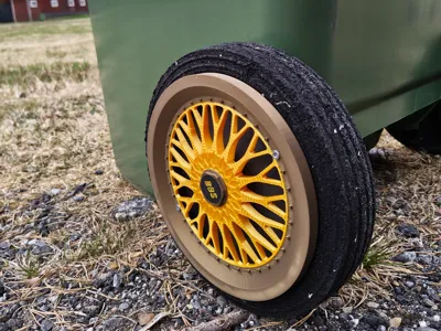 BBS Style Wheel Covers for Swedish Bins