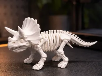 Triceratops Skeleton – Detail Fossil Miniature