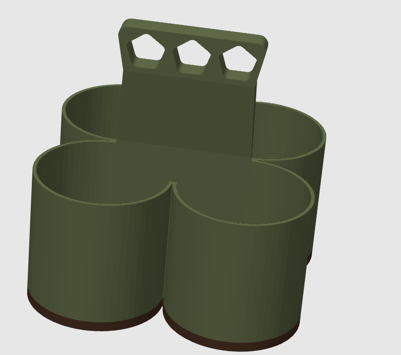 Miniatura 1 do modelo 3D 4-Pack Carrier