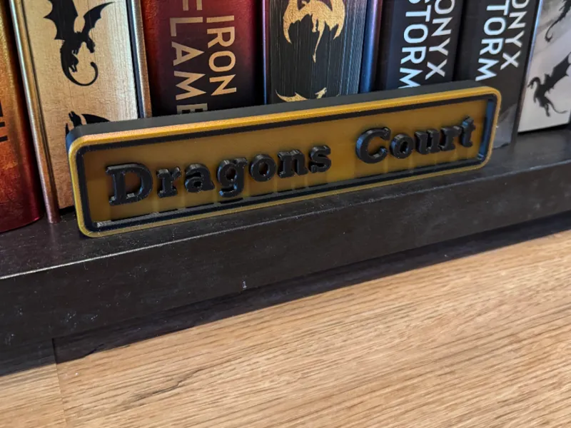 Dragons Court Sign 
