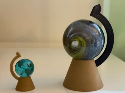 Marble/Globe Atlas Display Stand (Customizable!)