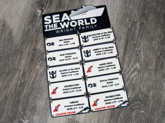 Sea The World Cruise Door Hanger