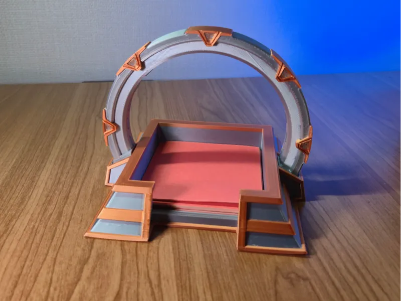 Portal Gate Sticky Note Tray