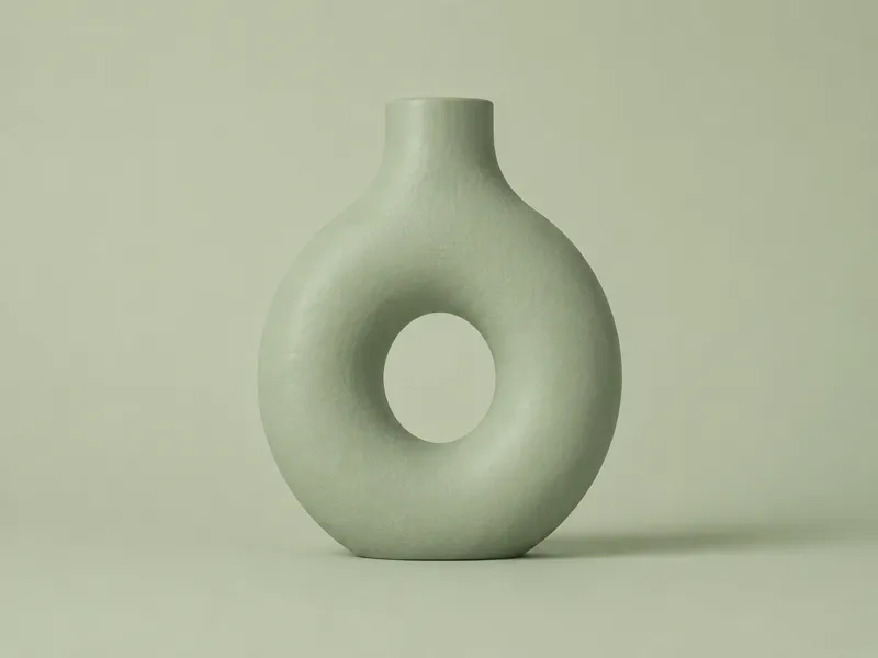Vase Donut Minimal