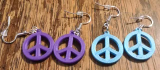 Peace Sign Earrings