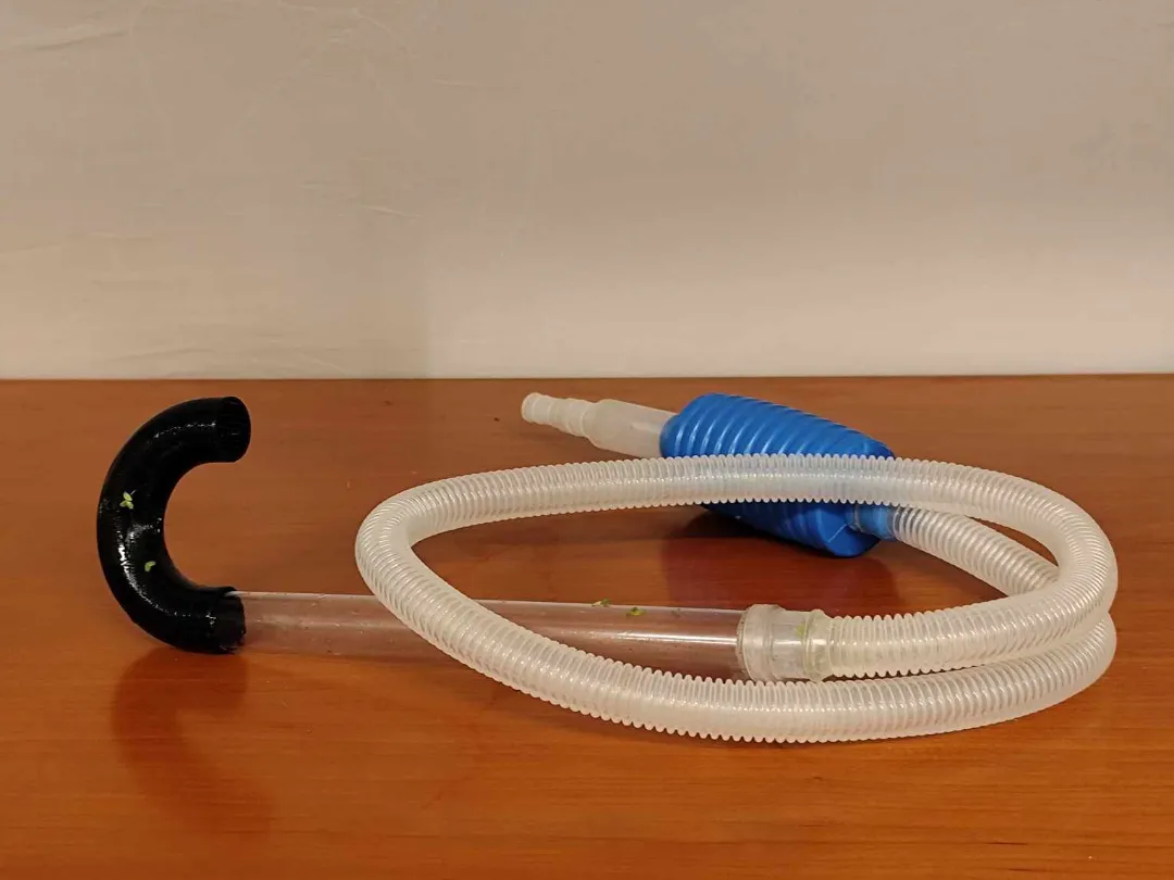 Écumeur de surface pour siphon d'aquarium