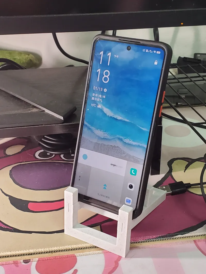 简约线条感手机支架