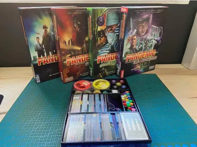Pandemic Boardgame Insert All Expansions in one