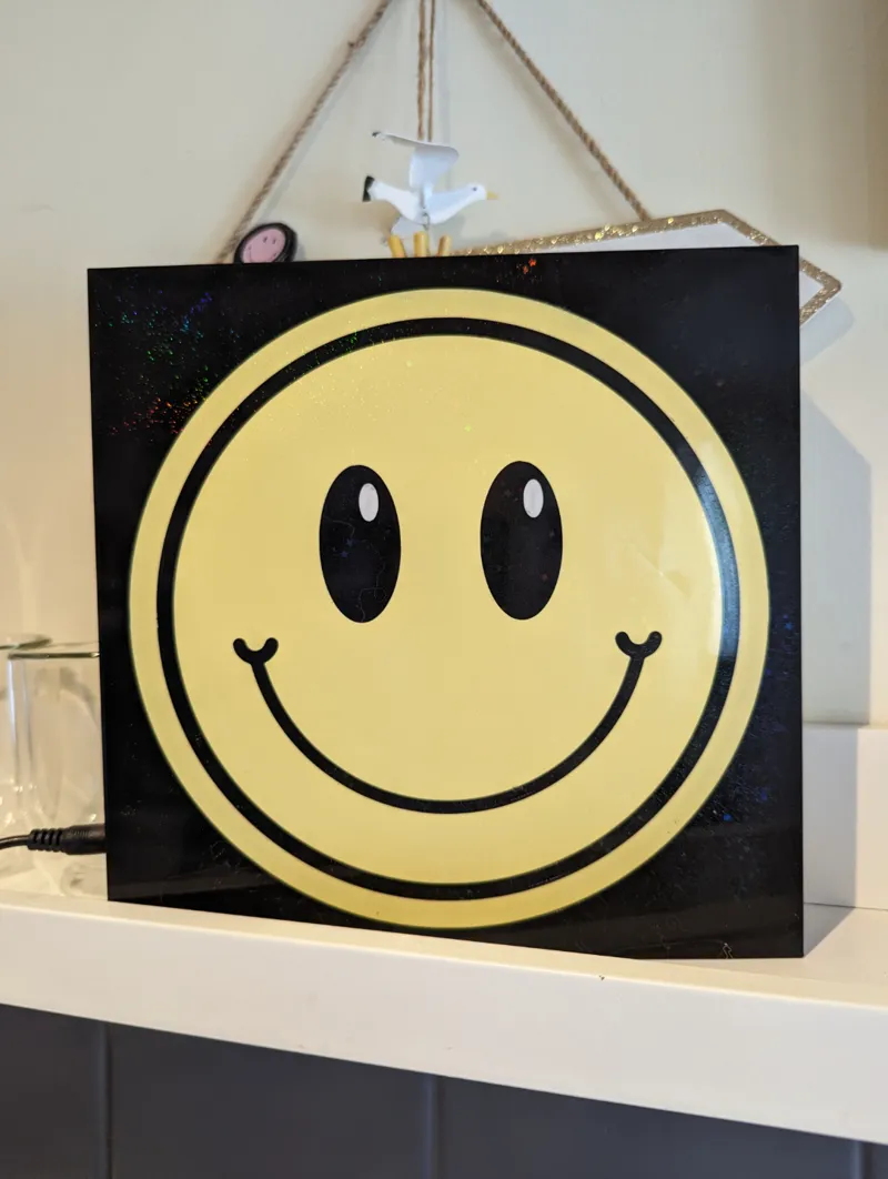 Smiley Led Light Box