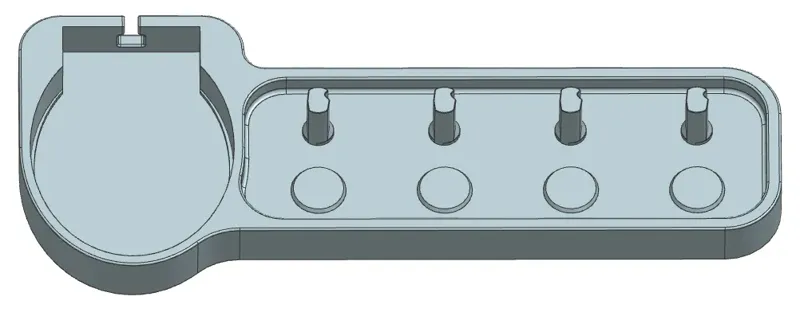 Oral-B Bürstenhalter 4fach / brush holder 4-fold
