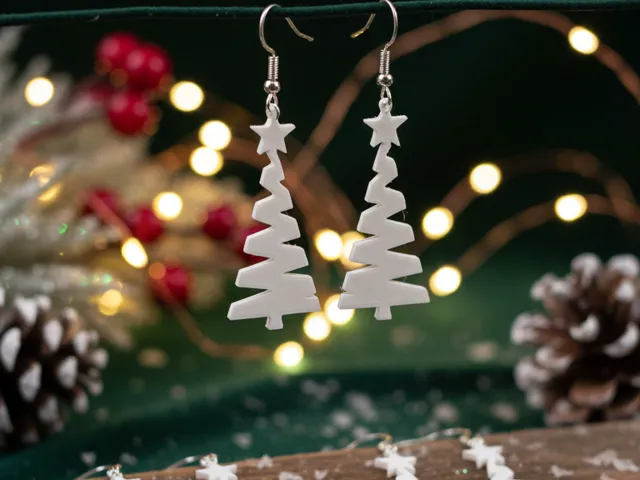 Xmass Tree Earrings