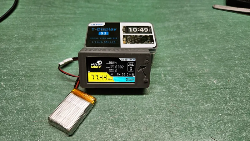 T-Display ESP32 Nerdminer Case V2