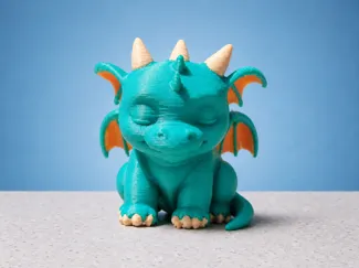 Sleepy Cute Dragon