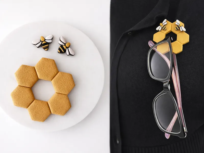 Glasses pin holder | clay cutter