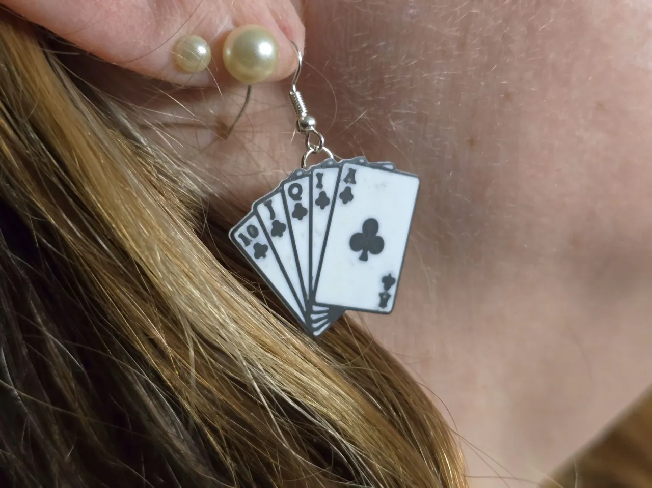 Royal Flush Earring view 3