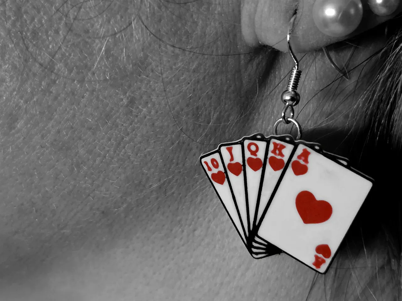 Royal Flush Earring view 2