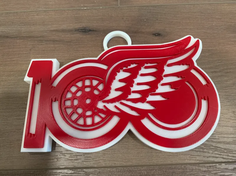 Detroit Red Wings Centennial Rally Pendant