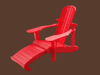 ADIRONDACK CHAIR in EXACT MINIATURE SCALE
