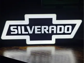 Chevy Silverado Bowtie Light Box