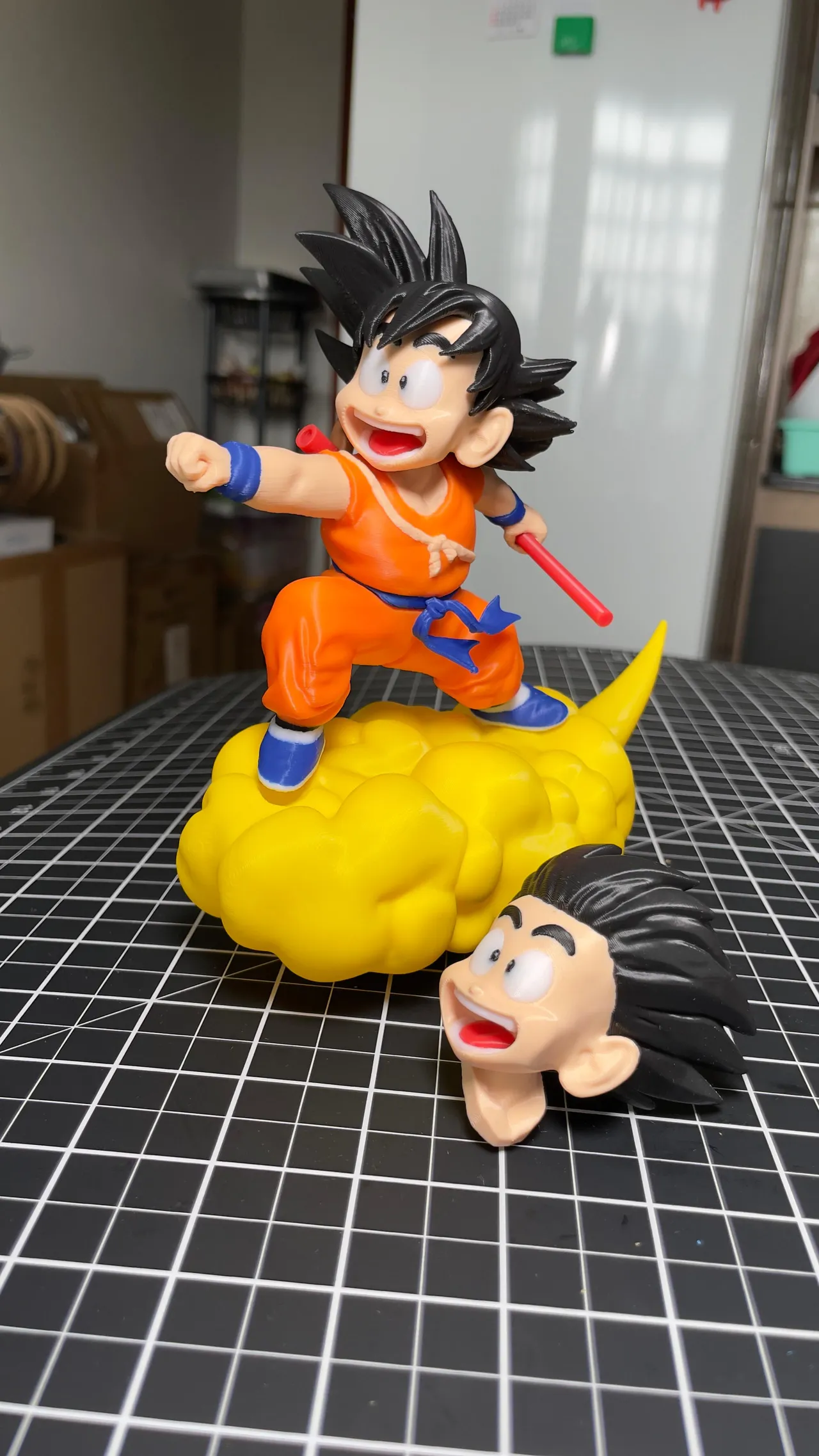 Flying Goku - Multicolor - Magnetic Levitation view 3