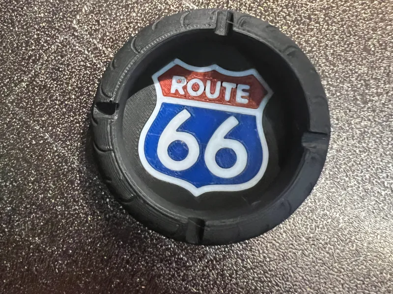 Portacenere Route 66
