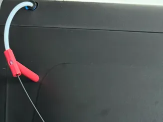 Qidi q1 pro filament guide (left inlet)