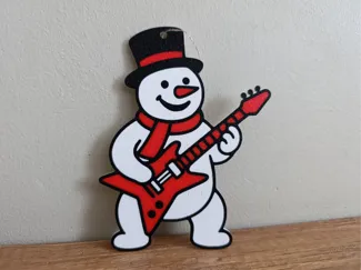 Rock’n’Roll Snowman – (3-Color AMS Print)